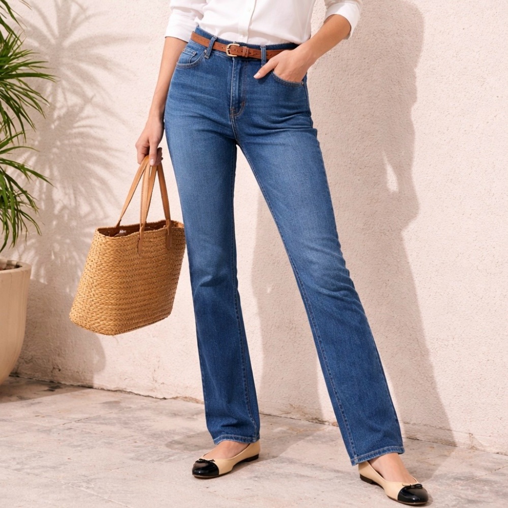 Levi’s 505 Straight Leg Jeans Medium Wash | Classic Fit Denim, 8